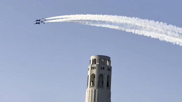 Blue Angels Over Coit Tower 